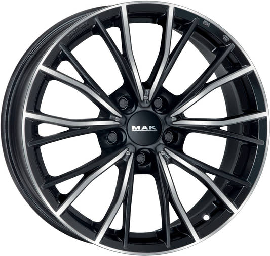 Mak Mark black mirror Alufelge 8x20 Zoll ET30 LK 5x120 ML72.6