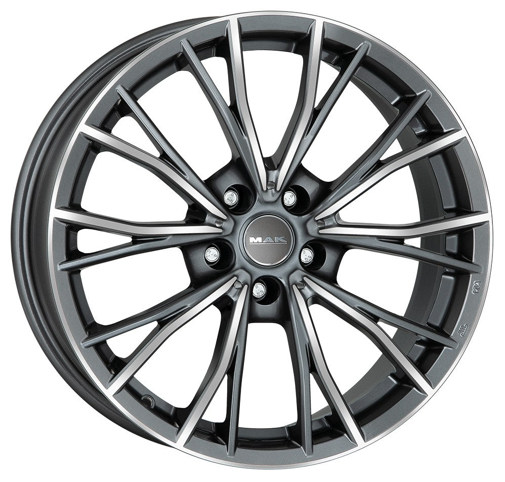 Mak Mark gun metallic mirror Alufelge 8x20 Zoll ET55 LK 5x112 ML66.6