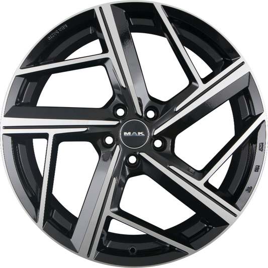 Mak Qvattro Black Mirror Face Alufelge 8x18 Zoll ET39 LK 5x112 ML57.1
