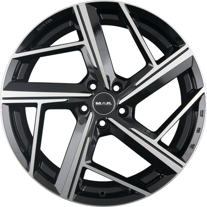 Mak Qvattro Black Mirror Face Alufelge 8x18 Zoll ET39 LK 5x112 ML57.1