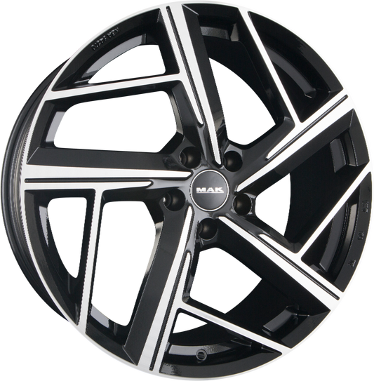 Mak Qvattro Black Mirror Face Alufelge 8x18 Zoll ET39 LK 5x112 ML57.1 – Bild 2