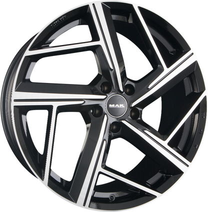 Mak Qvattro Black Mirror Face Alufelge 8x18 Zoll ET39 LK 5x112 ML57.1 – Bild 2