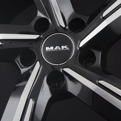 Mak Qvattro Black Mirror Face Alufelge 8x18 Zoll ET39 LK 5x112 ML57.1 – Bild 4