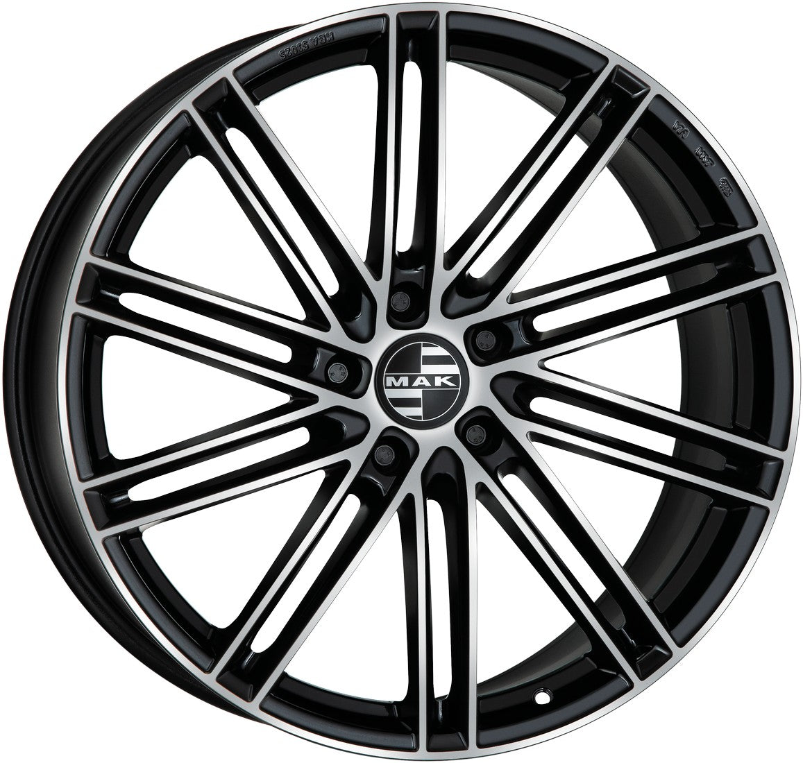 Mak Leipzig black mirror Alufelge 9.5x21 Zoll ET60 LK 5x130 ML71.6