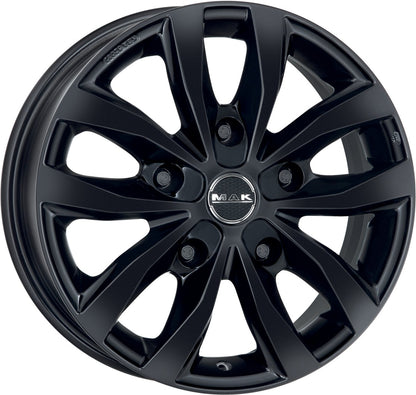 Mak Load 5 gloss black Alufelge 6.5x16 Zoll ET45 LK 5x114.3 ML66.1