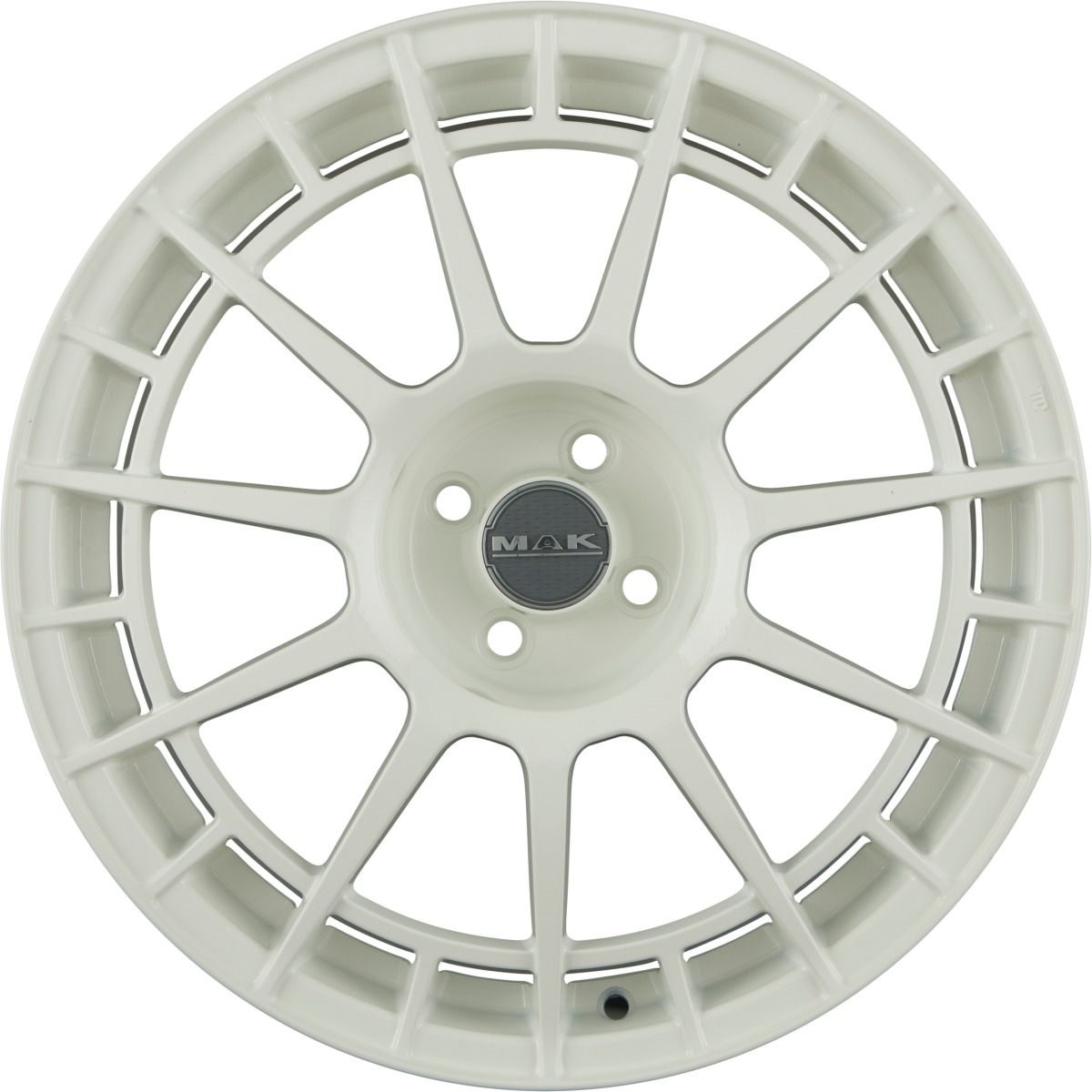 Mak NTT Gloss White Alufelge 7x17 Zoll ET29 LK 4x98 ML58.1