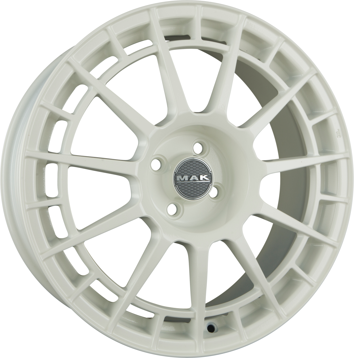 Mak NTT Gloss White Alufelge 7x17 Zoll ET29 LK 4x98 ML58.1 – Bild 2
