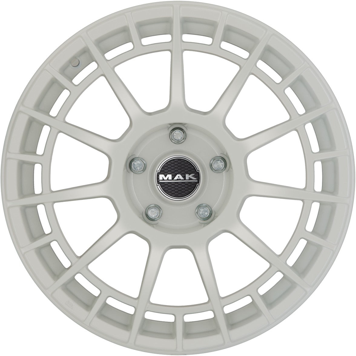 Mak NTT gloss white Alufelge 7x17 Zoll ET45 LK 5x114.3 ML76 – Bild 2