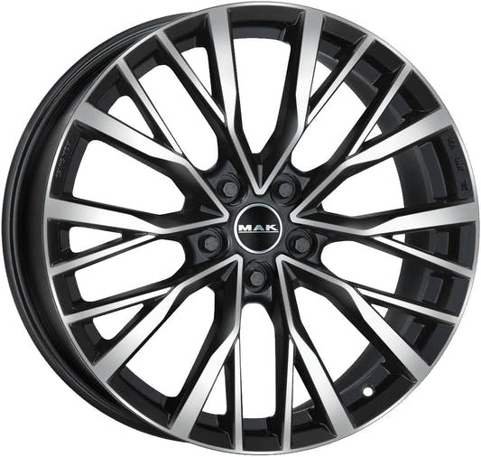 Mak Kent black mirror Alufelge 8.5x21 Zoll ET38 LK 5x120 ML72.6