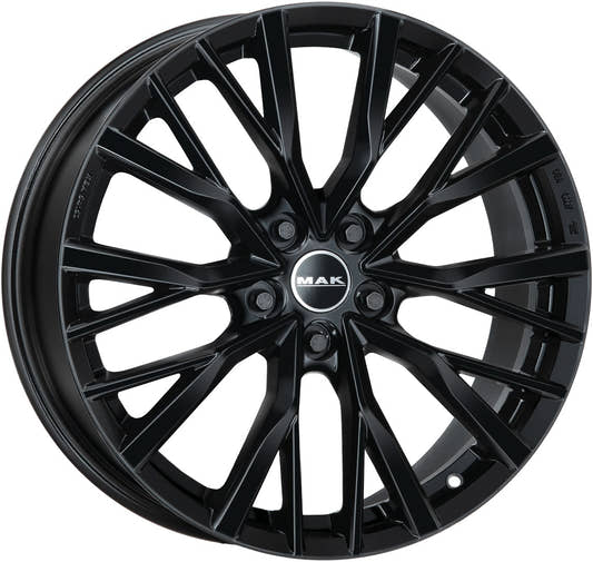 Mak Kent gloss black Alufelge 8.5x21 Zoll ET38 LK 5x120 ML72.6