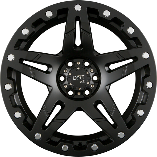 Dirt A.T. D66 Matte Black Alufelge 9x20 Zoll ET25 LK 6x114.3 ML66.1