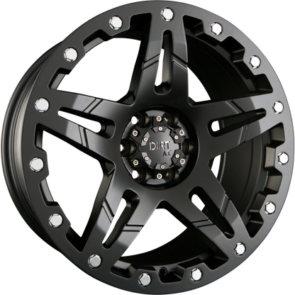 Dirt A.T. D66 Matte Black Alufelge 9x20 Zoll ET25 LK 6x114.3 ML66.1 – Bild 2
