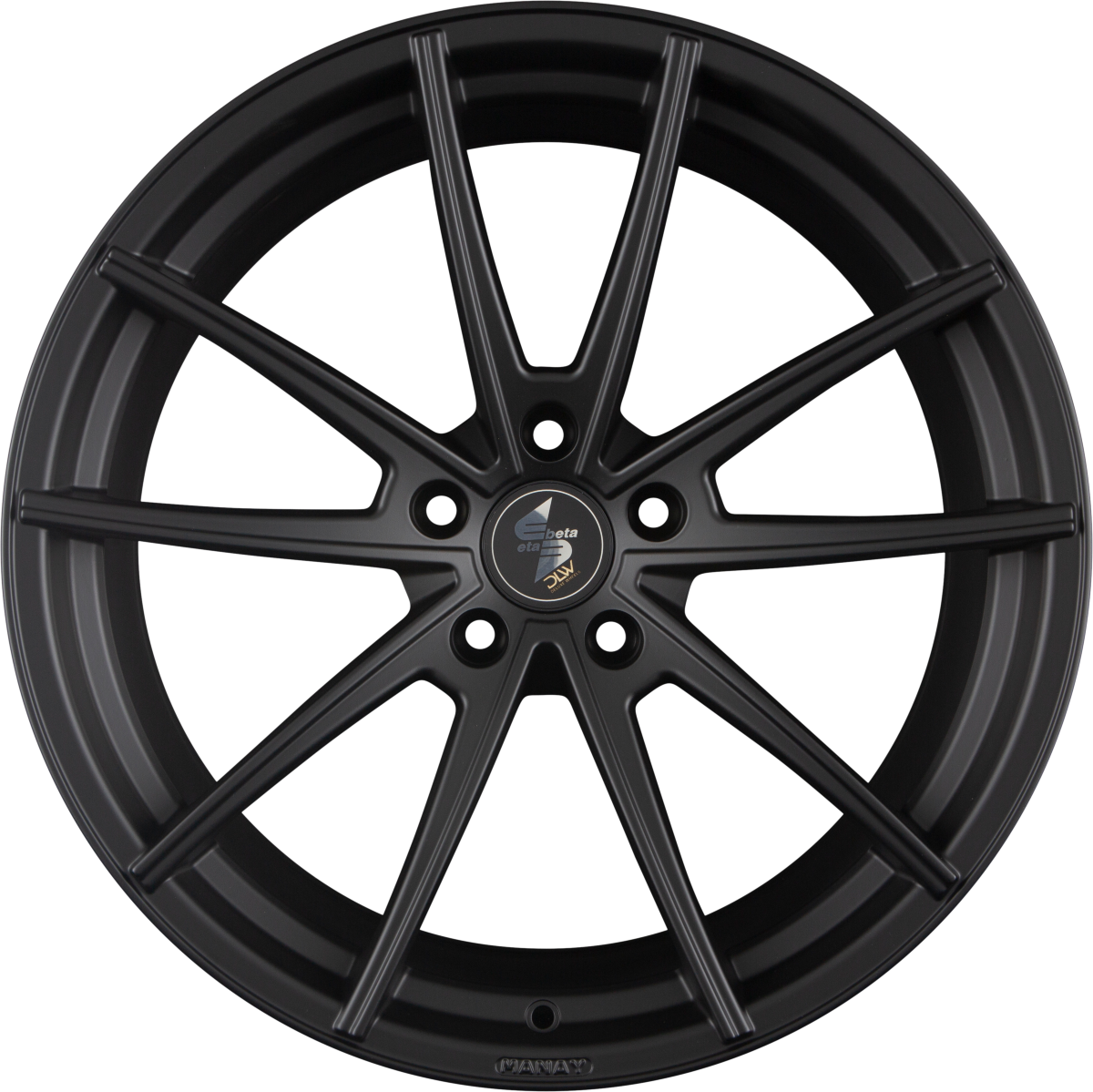 Etabeta Manay-K black matt Alufelge 8.5x19 Zoll ET45 LK 5x112 ML78.1 – Bild 3