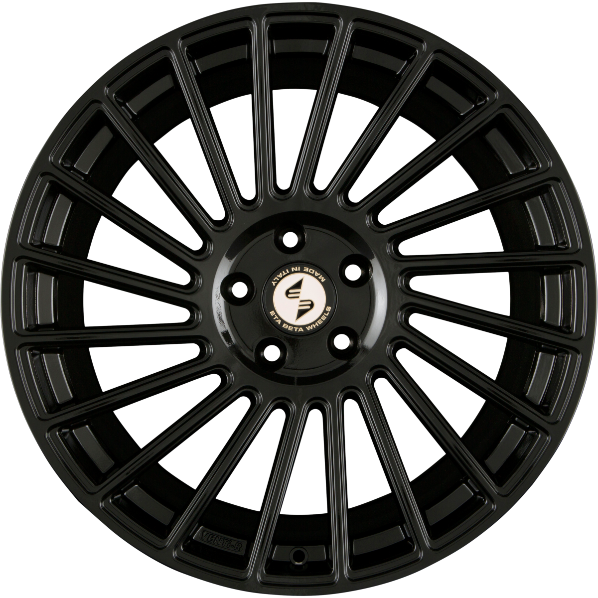 Etabeta Venti-R black shiny Alufelge 8.5x19 Zoll ET45 LK 5x112 ML78.1 – Bild 3