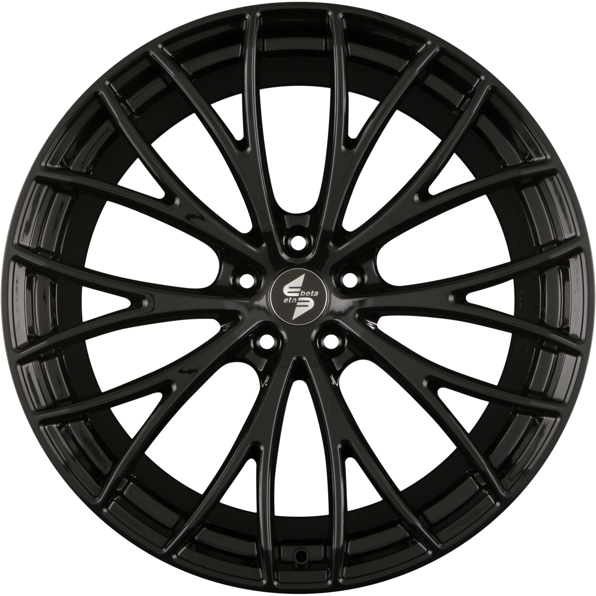 Etabeta Piuma Black Shiny Alufelge 9.5x22 Zoll ET40 LK 5x120 ML72.5