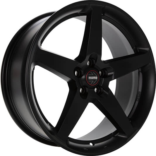 Momo Five black matt Alufelge 7x16 Zoll ET42 LK 5x112 ML72.3
