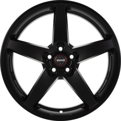 Momo Five black matt Alufelge 7x17 Zoll ET45 LK 5x112 ML72.3 – Bild 2