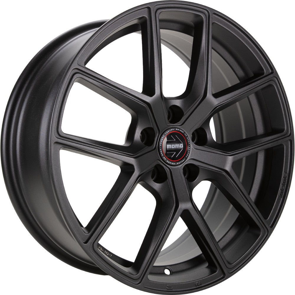 Momo RF01 sandblast black Alufelge 8x18 Zoll ET45 LK 5x112 ML66.6
