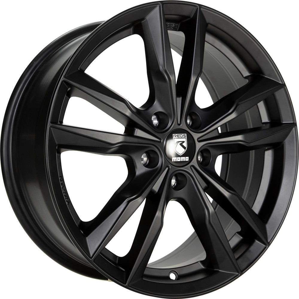 Momo Fast black matt Alufelge 7.5x17 Zoll ET45 LK 5x112 ML72.3
