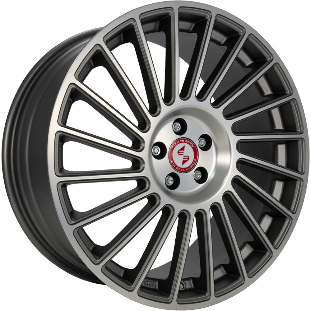 Etabeta Venti-R anthracite matt polish 8.5x20 ET38 - LK5/114.3 ML78.1