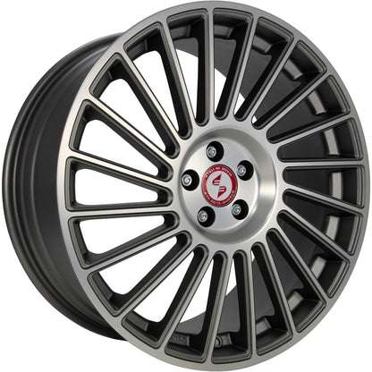 Etabeta Venti-R anthracite matt polish 8.5x20 ET38 - LK5/114.3 ML78.1