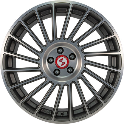 Etabeta Venti-R anthracite matt polish 8.5x20 ET38 - LK5/114.3 ML78.1 – Bild 2