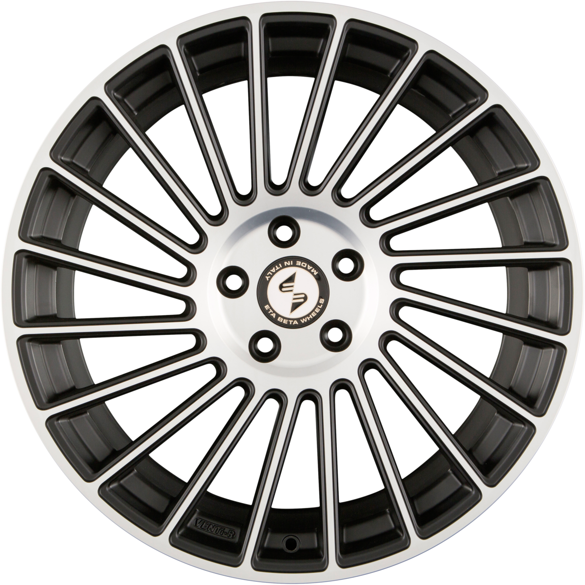 Etabeta Venti-R black matt polish Alufelge 10.5x20 Zoll ET25 LK 5x108 ML78.1 – Bild 6