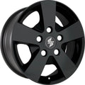 Etabeta Atria black matt Alufelge 6.5x16 Zoll ET55 LK 5x118 ML71.1
