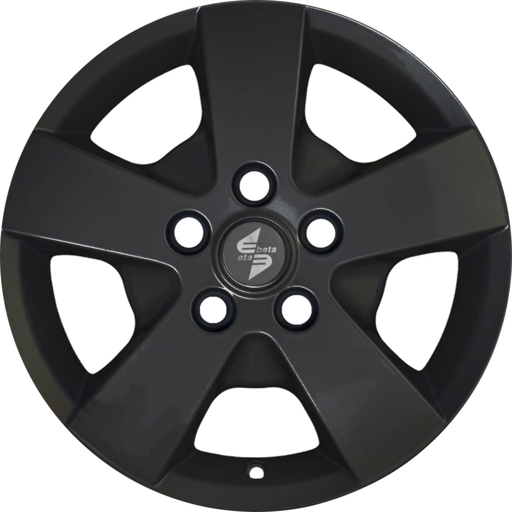 Etabeta Atria black matt Alufelge 6.5x16 Zoll ET55 LK 5x118 ML71.1 – Bild 2