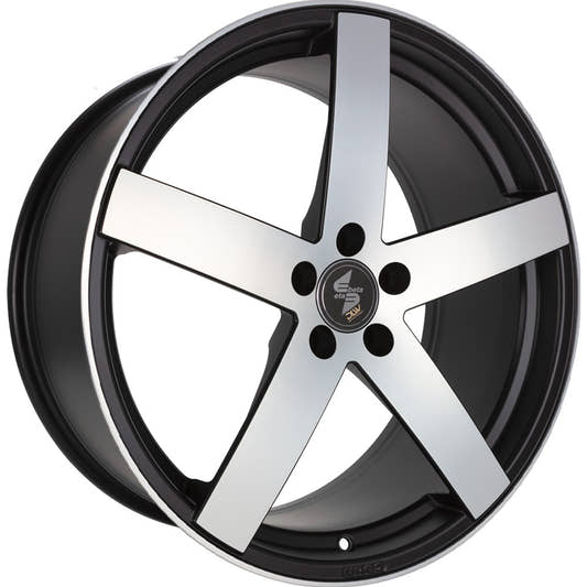 Etabeta Uros-K black matt full polished 9.5x19 ET38 - LK5/120 ML78.1