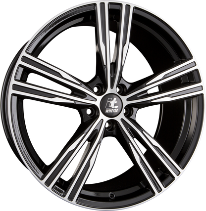 itWheels Amos Glanzschwarz Poliert Alufelge 8.5x20 Zoll ET30 LK 5x112 ML66.6 – Bild 2