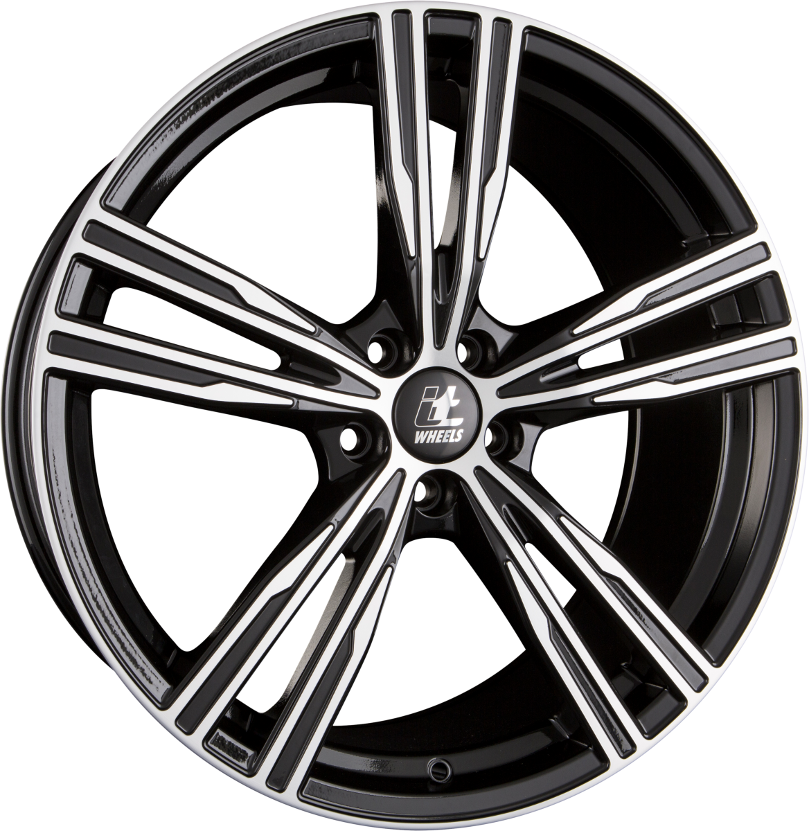 itWheels Amos Glanzschwarz Poliert Alufelge 8.5x20 Zoll ET40 LK 5x112 ML66.6 – Bild 2