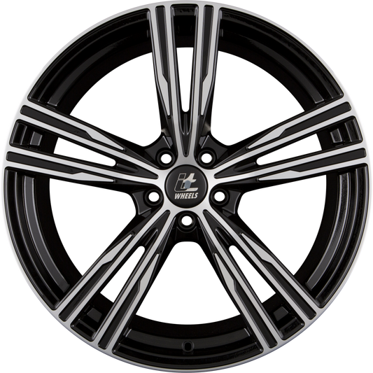 itWheels Amos Glanzschwarz Poliert Alufelge 8.5x20 Zoll ET47 LK 5x112 ML66.6