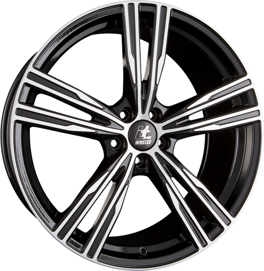 itWheels Amos Glanzschwarz Poliert Alufelge 8.5x20 Zoll ET47 LK 5x112 ML66.6 – Bild 2
