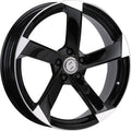 Etabeta Magic black shiny special edition Alufelge 8x18 Zoll ET25 LK 5x112 ML66.5