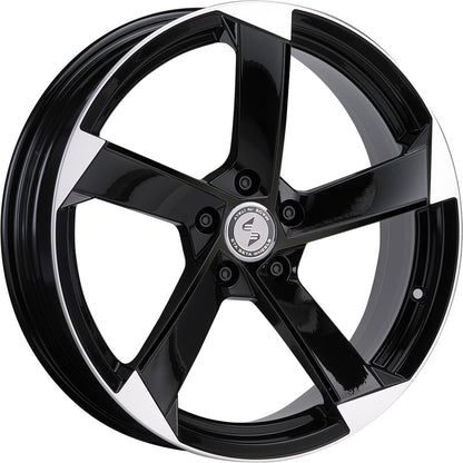 Etabeta Magic black shiny special edition Alufelge 8x18 Zoll ET25 LK 5x112 ML66.5
