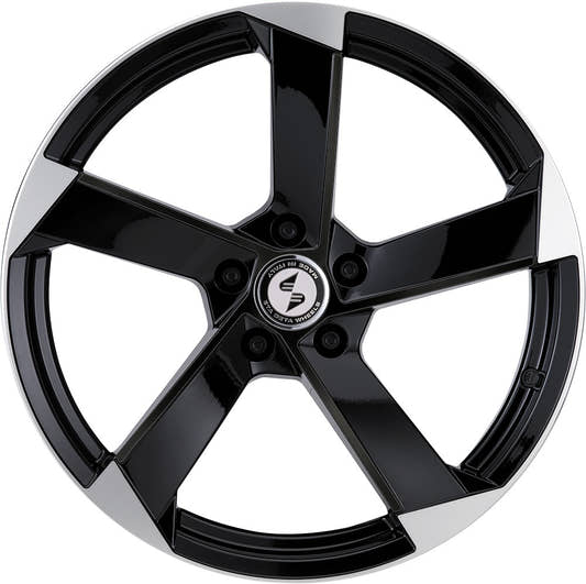 Etabeta Magic black shiny special edition Alufelge 8x18 Zoll ET25 LK 5x112 ML66.5 – Bild 2