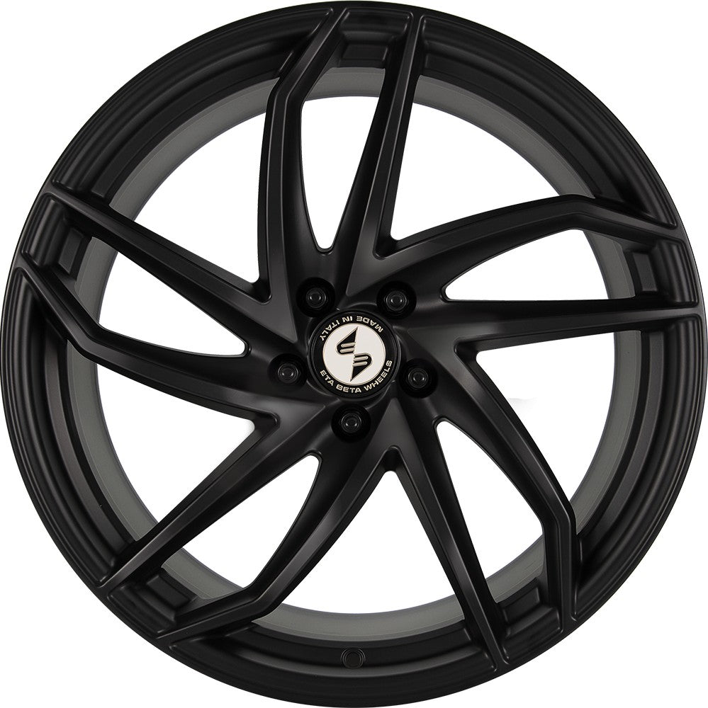 Etabeta Heron-K black shiny Alufelge 9.5x19 Zoll ET20 LK 5x112 ML66.55 – Bild 2