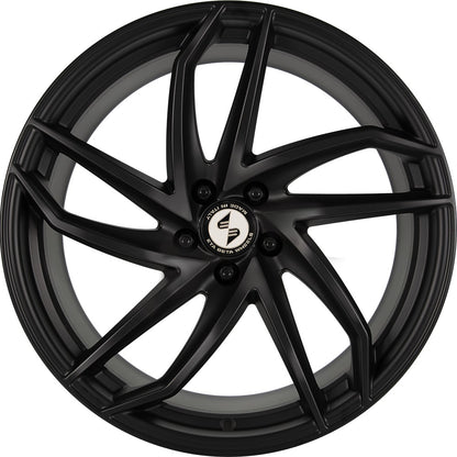 Etabeta Heron-K black shiny Alufelge 9.5x19 Zoll ET20 LK 5x112 ML66.55 – Bild 2