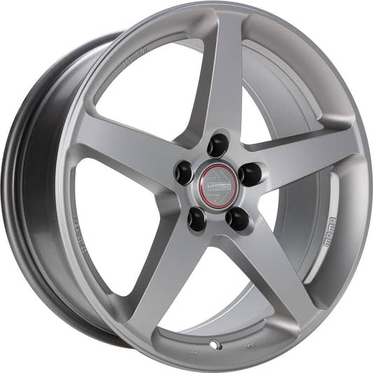 Momo Five titan silver matt Alufelge 7x17 Zoll ET45 LK 5x112 ML72.3