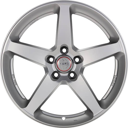 Momo Five titan silver matt Alufelge 7x17 Zoll ET45 LK 5x112 ML72.3 – Bild 2
