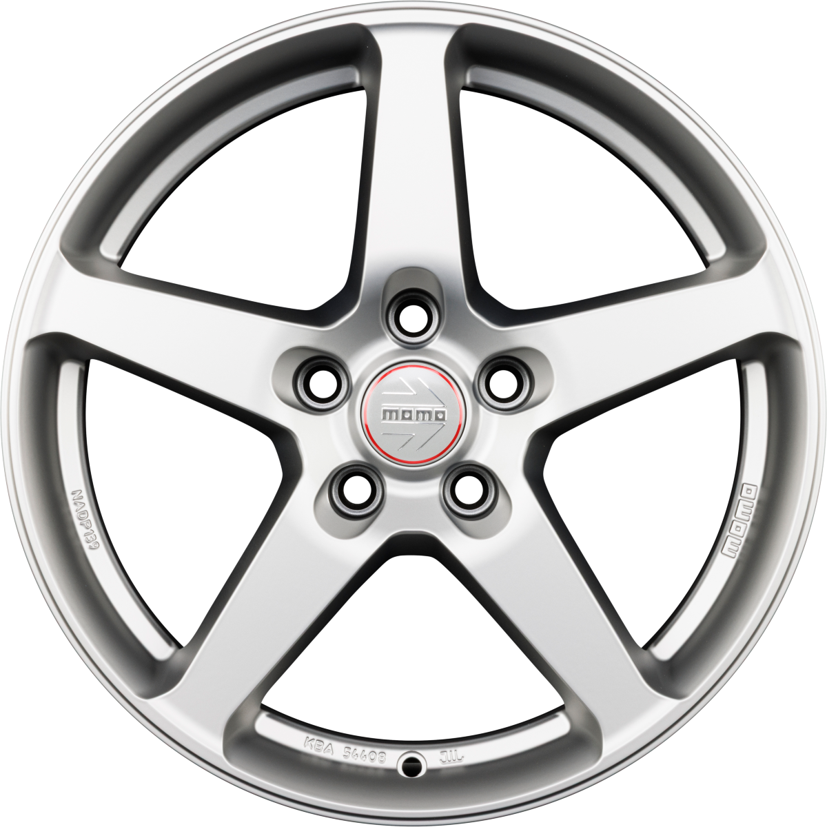 Momo Five titan silver matt Alufelge 8x18 Zoll ET42 LK 5x100 ML72.3 – Bild 3