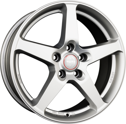 Momo Five titan silver matt Alufelge 8x18 Zoll ET42 LK 5x100 ML72.3 – Bild 4