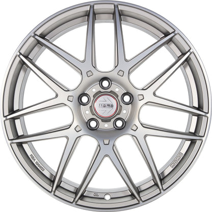 Momo Competizione titan silver matt polish Alufelge 8x18 Zoll ET35 LK 5x112 ML79.6 – Bild 2