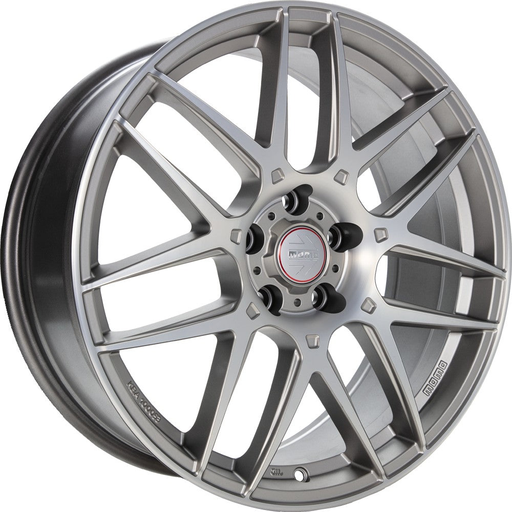 Momo Competizione titan silver matt polish Alufelge 8x18 Zoll ET42 LK 5x108 ML72.3