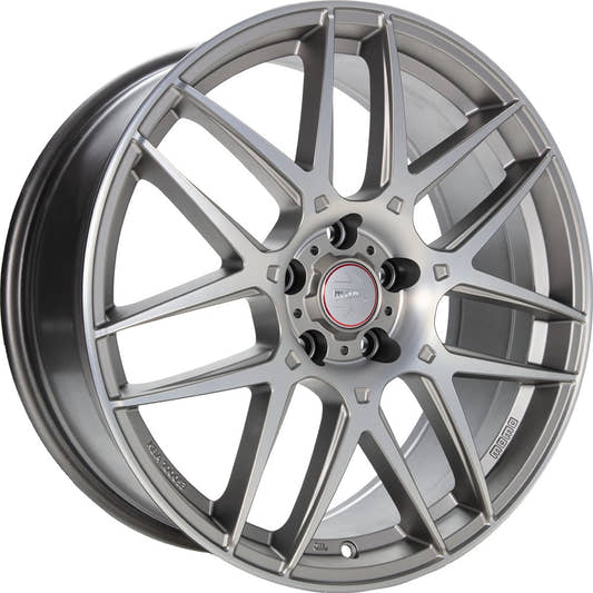 Momo Competizione titan silver matt polish Alufelge 8x19 Zoll ET30 LK 5x112 ML79.6