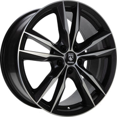 Momo Fast black matt polish Alufelge 6.5x16 Zoll ET40 LK 5x112 ML72.3