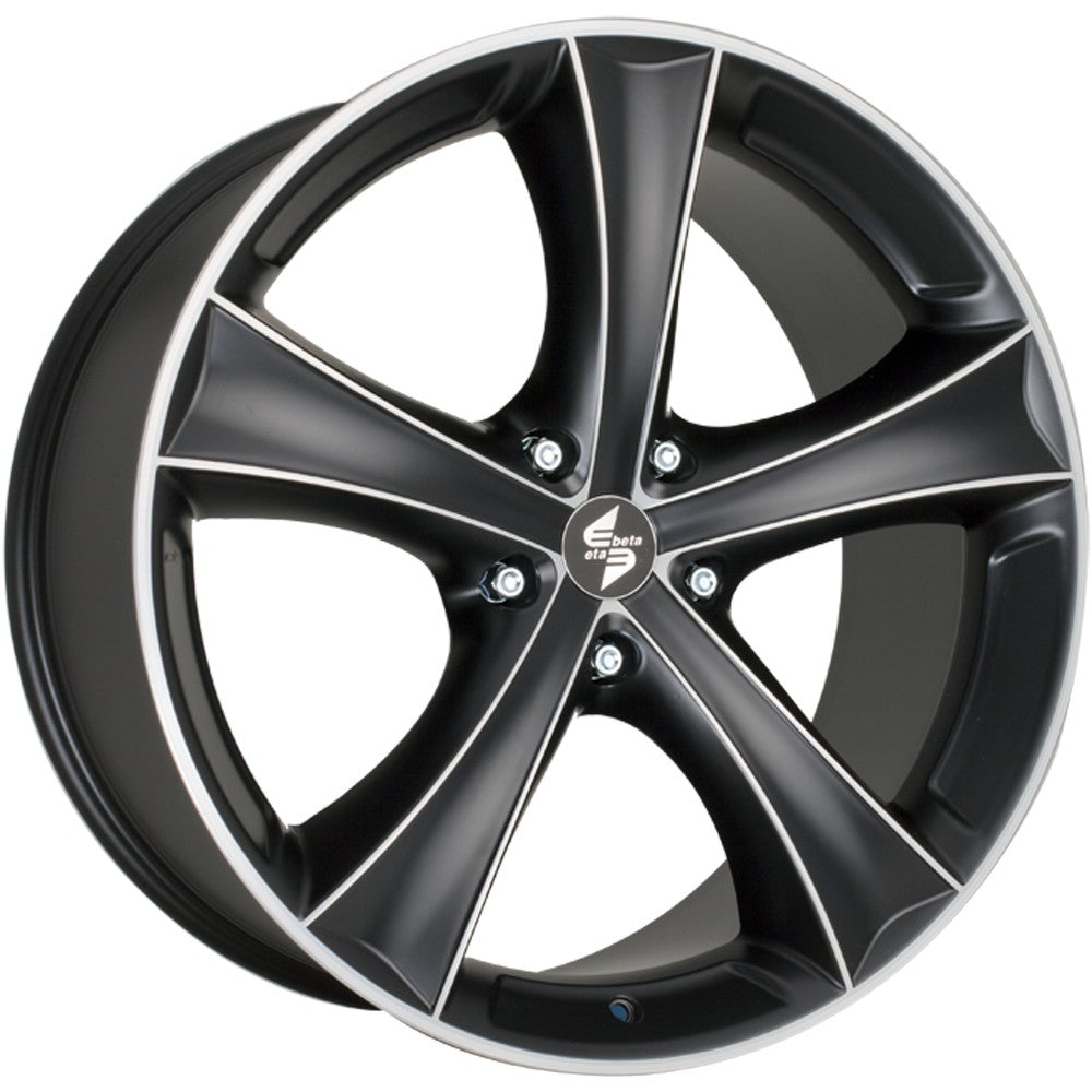 Etabeta Tettsut black matt full polish Alufelge 8.5x18 Zoll ET45 LK 5x120 ML65.1