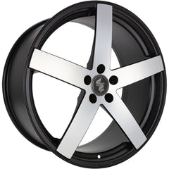 Etabeta Uros S black matt full polished Alufelge 8.5x19 Zoll ET45 LK 5x130 ML71.6