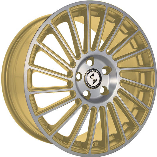Etabeta Venti-R gold matt polish Alufelge 8.5x19 Zoll ET45 LK 5x112 ML78.1